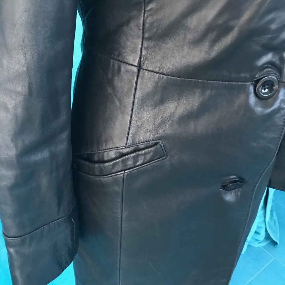 Soft real Leather Jacket size - M - Picture 3 of 4